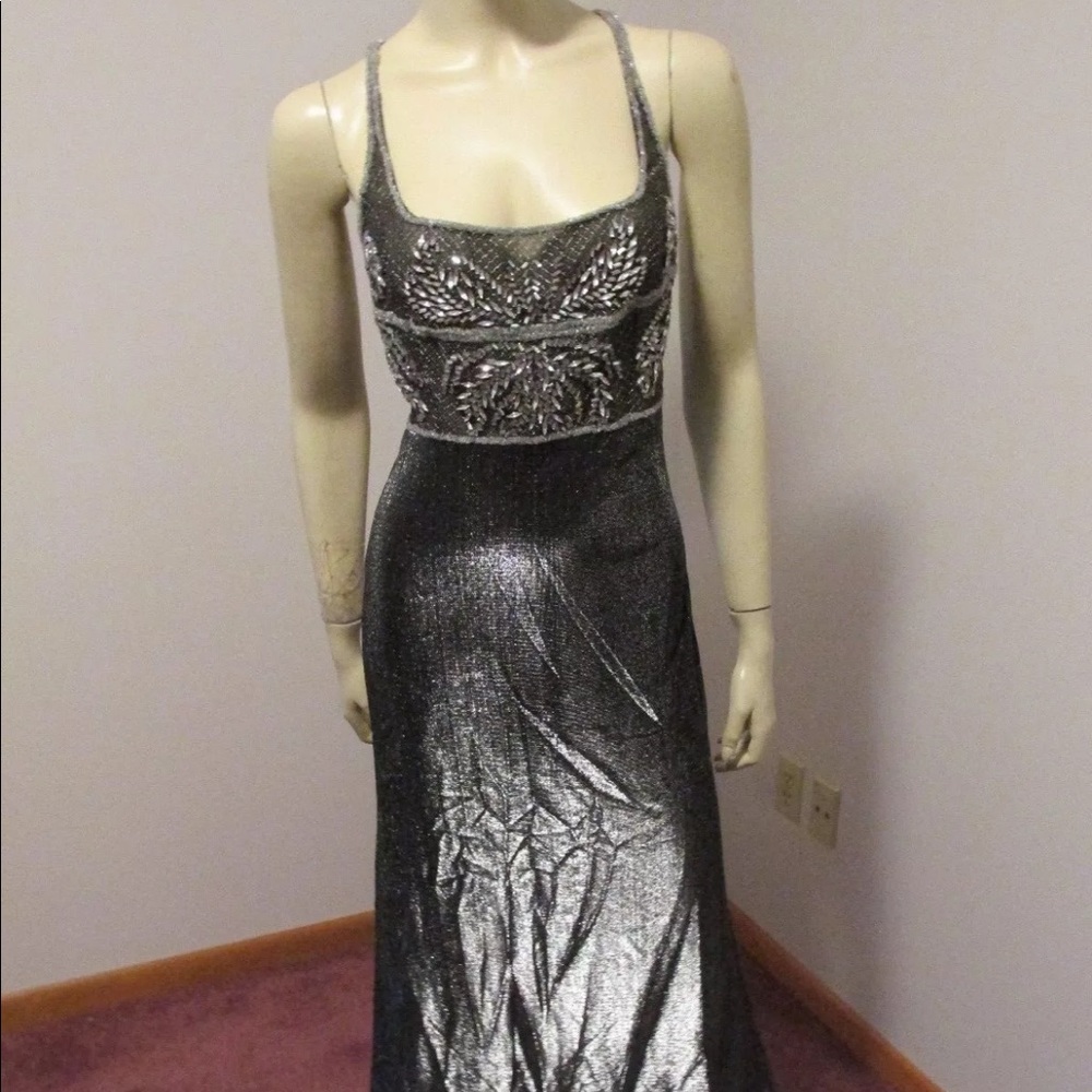 Vintage fabulous crystal and beaded bodice BADGLEY MISCHKA